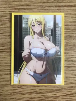 High School Of The Dead Shizuka Marikawa sexy underwear Waifu Doujin NM Card - Image 1