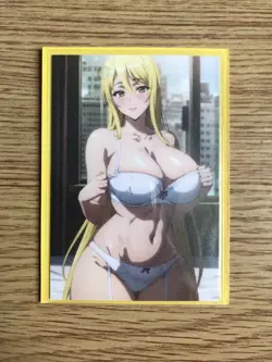 High School Of The Dead Shizuka Marikawa sexy underwear Waifu Doujin NM Card - Image 2