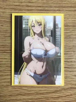 High School Of The Dead Shizuka Marikawa sexy underwear Waifu Doujin NM Card - Image 3
