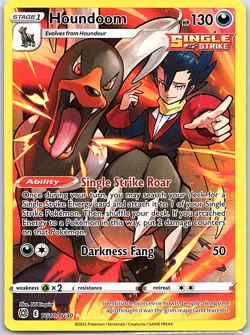 Houndoom TG10/TG30 SWSH09: Brilliant Stars Trainer Gallery - Pokemon Card - NM - Image 1