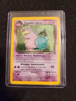 Flagadoss obscur 12/82 Rare Holo Team Rocket 2000 Francais FR Pokemon Card - Image 1