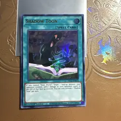DLCS-EN076 Shadow Toon Ultra Rare 1st Edition NM YuGiOh Card - Image 1