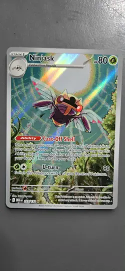 Ninjask 137/132 Illustration Rare! Mega Evolution NM English Pokemon Card - Image 1