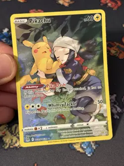 Pokemon Cards Pikachu TG05/TG30 Secret Rare Lost Origin - (NM) - Image 2