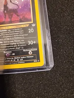 Hundemon Houndoom German 8/64 Neo Revelations Holo Swirl Pokemon Card MP - Image 2