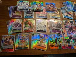 Lot of 150 One Piece TCG Super Rare Cards SR English - Image 2