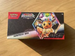 Pokemon TCG Prismatic Evolutions Surprise Box Sealed New Eevee Trading Card Game - Image 1