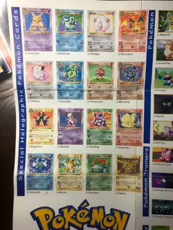 2 - Pokemon Theme Deck Play Mat & Lot og extras - Stickers Booklets - Card List - Image 3