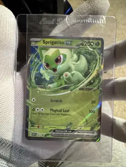 Sprigatito EX 087 SEALED Pokemon Scarlet & Violet Black Star Promo Rare Card - Image 1