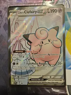 Lillie's Clefairy ex 195 Sv: Scarlet & Violet Promo Cards Holo - Image 1