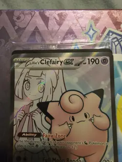 Lillie's Clefairy ex 195 Sv: Scarlet & Violet Promo Cards Holo - Image 2