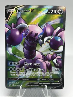 Drapion V 175/185 Vivid Voltage Holo Full Art Ultra Rare Pokemon TCG Card NM/M - Image 1