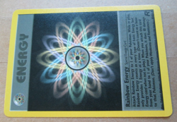 Rainbow Energy - 80/82 - Rare WOTC TCG-Team Rocket Pokemon Card - Image 3