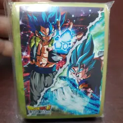 DRAGON BALL SUPER TCG: OFFICIAL CARD SLEEVES 65ct Sealed - GOGETA & VEGITO - Image 1