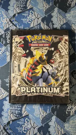 Pokemon Platinum TCG Giratina Card Binder + Assortment Of 100+ Pokemon TCG Cards - Image 1