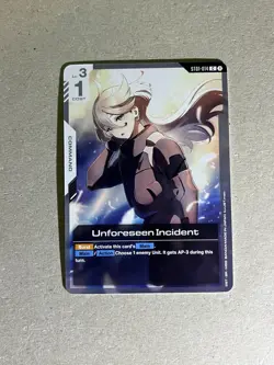 Unforeseen Incident ST01-014 Gundam Card Game - Image 1
