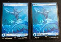 MTG - x2 Island #297 -Final Fantasy - Pack Fresh!! - Image 1