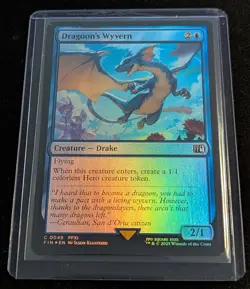 MTG - x2 Dragoon's Wyvern 1 FOIL & 1 Regular - Final Fantasy - Pack Fresh!! - Image 2