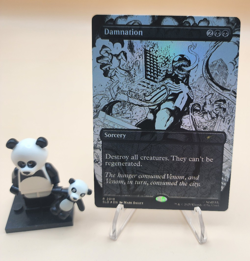 MTG Damnation (2019) Rare Secret Lair Marvel's Venom Unleashed Inks FOIL - Image 1