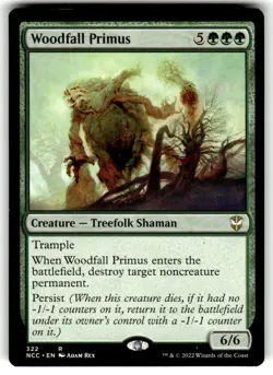 Magic: The Gathering Creature Woodfall Primus Rare Regular MTG NM - Image 1