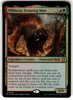 Wildsear, Scouring Maw Commander: Bloomburrow Foil MTG - Image 1
