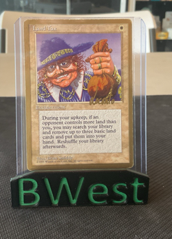 MTG Land Tax 1996 Michael Loconto 4th Edition World Championship Decks LP/MP - Image 1