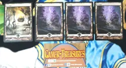 Swamp MTG Zendikar Full-Art Common Land Original Zenikar Slightly Played x4 - Image 1