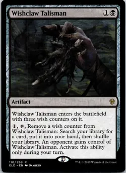 Wishclaw Talisman R Throne of Eldraine 110 NM - Image 1