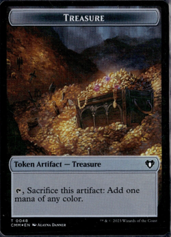 Treasure / Ob Nixilis Of The Black Oath Token Foil MTG Magic the Gathering! - Image 1