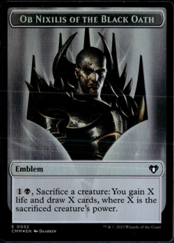 Treasure / Ob Nixilis Of The Black Oath Token Foil MTG Magic the Gathering! - Image 2