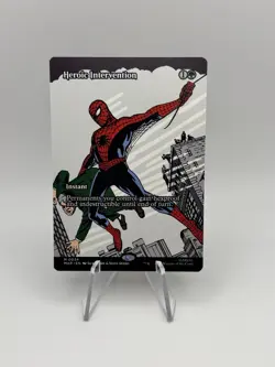 Heroic Intervention (Borderless) M0034 Non Foil Marvel Spider Man MTG NM/M - Image 1
