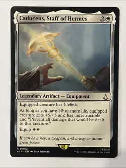 Caduceus, Staff of Hermes - LP - Assassin's Creed ACR - MTG - Image 1