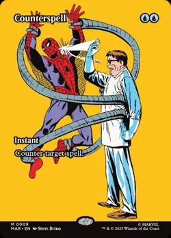 BORDERLESS COUNTERSPELL NM! [MARVEL BONUS SHEET] *UNIVERSES BEYOND: SPIDER-MAN* - Image 1