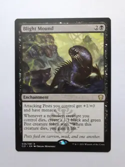 MTG Blight Mound (C21) Commander 2021 Regular Rare 036/081 - Image 1