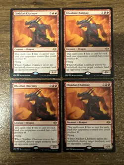 MTG *Obsidian Charmaw X4* (NM) Modern Horizons 2 Magic Free Shipping - Image 1