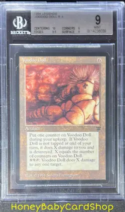 MTG Legends 1994 Voodoo Doll BGS 9.0 MINT Old School 93/94 - Image 1