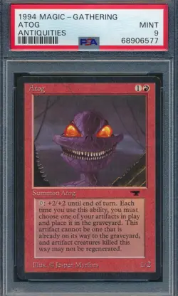 Antiquities Atog PSA 9 Graded Magic MTG (6577) -magicgraders- - Image 1