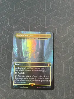 Paths Of The Dead - Cavern Of Souls - MTG LTC M 0362 Borderless Foil NM - Image 1