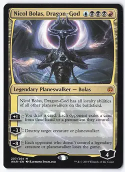Nicol Bolas, Dragon-God M War of the Spark 207 NM - Image 1