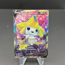 Pokemon Jirachi v TCG Full Art Holo Card Sword & Shield Astral Radiance 170/189 - Image 1