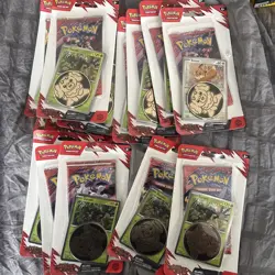 Pokemon Scarlet & Violet: Destined Rivals Blister Booster Pack Zarude w/ Coin - Image 1