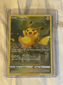 Pikachu GG30/GG70 Crown Zenith: Full Art Holo Pokemon Trading Card - Image 3