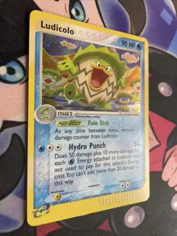 Pokemon TCG Holo Ludicolo Sandstorm 7/100 Ungraded LP - Image 2