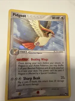 Pokemon TCG Pidgeot 27/112 Holo Rare EX FireRed & LeafGreen 2004 NM - Image 4