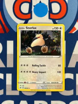 2020 Pokemon Sword & Shield Cosmos Holo Rare Snorlax #140 - Image 1