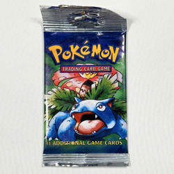 HEAVY 21.2g 1999 Pokemon Base Set Unlimited Booster Pack Venusaur Art NEW SEALED - Image 1