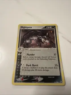 Pokemon TCG Mightyena 18/108 Holo Rare EX Power Keepers 2007 NM - Image 2