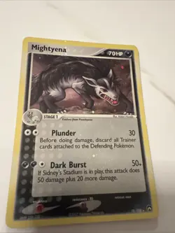Pokemon TCG Mightyena 18/108 Holo Rare EX Power Keepers 2007 NM - Image 3