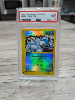 Pokemon Expedition Set Reverse Holo Marill 120/165 - PSA 9! E Reader Mint - Image 1