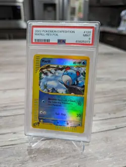 Pokemon Expedition Set Reverse Holo Marill 120/165 - PSA 9! E Reader Mint - Image 2